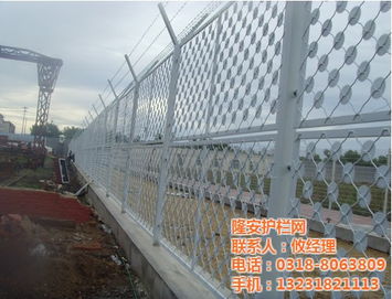 隆安护栏网 金属质感的坚固守护